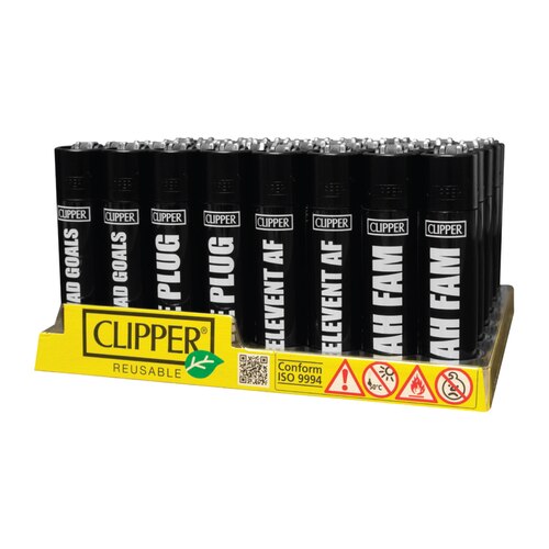 CLIPPER LIGHTER POPULAR SAYINGS (48CT)