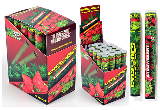 CYCLONE HEMP STRAWBERRY 24X2 PK (1CT)