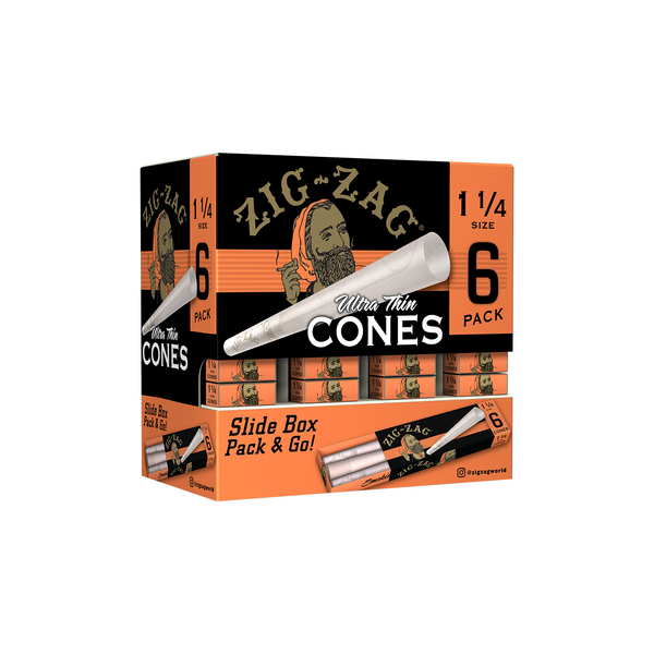 Zigzag French 1-1/4 Cones PROMO (36ct)