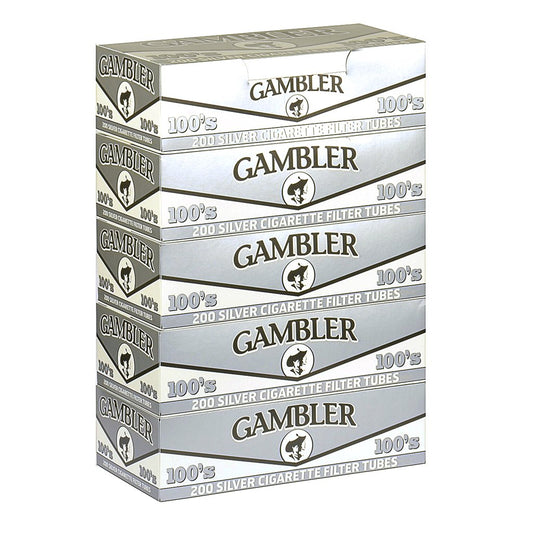 Gambler Silver 100MM Tubes (5CT)