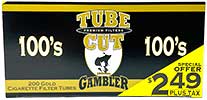 GAMBLER TUBECUT GOLD 100 TUBES $2.49 PROMO (5CT)