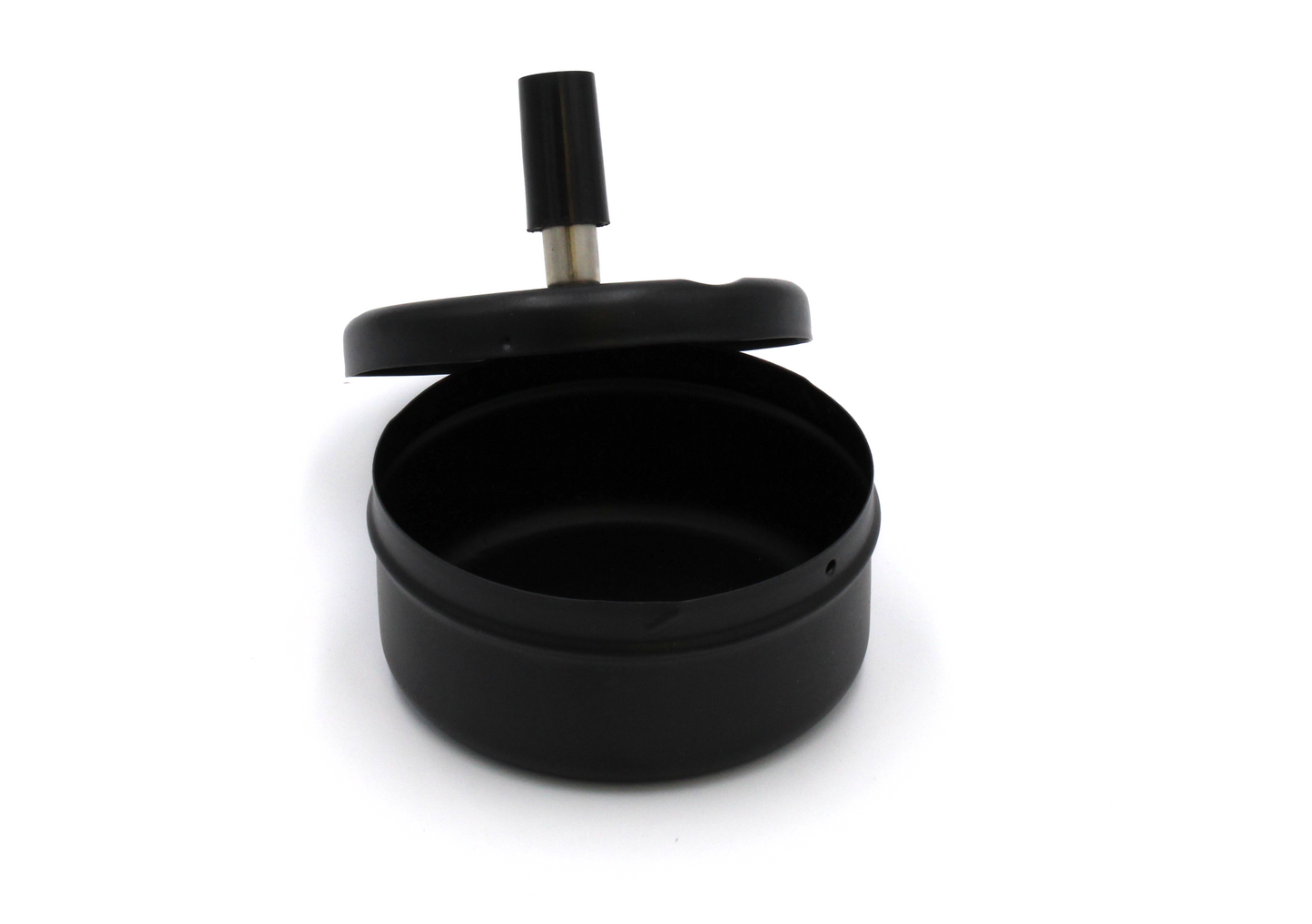 Pushdown Ashtray Black (1ct)