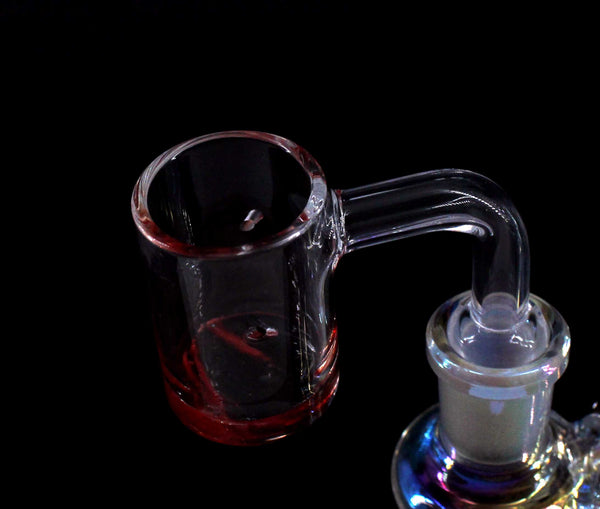 90 DEGREE 14MM QUARTS BANGER FLAT TOP W/TOURBILLON (1CT)