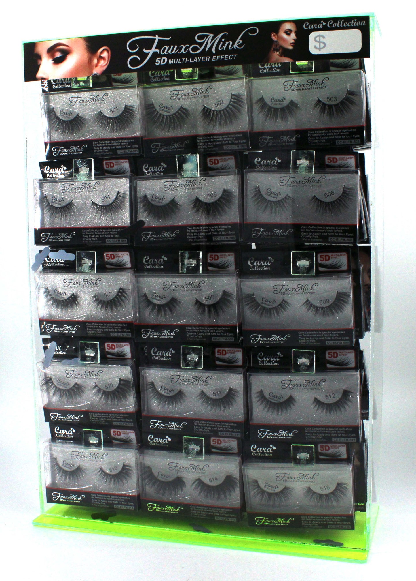 EYELASHES DISPLAY 5D (60CT)