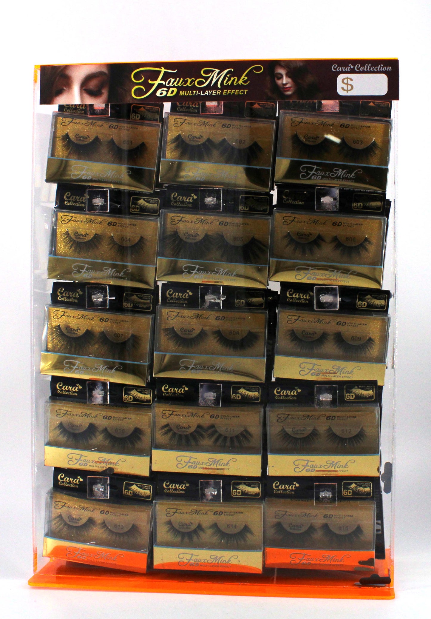 EYELASHES DISPLAY 6D (60CT)