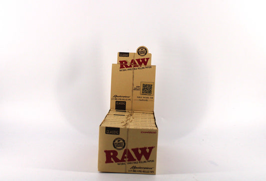 Raw Masterpiece Classic 1 1/4 W Prerolled Tip (24ct)