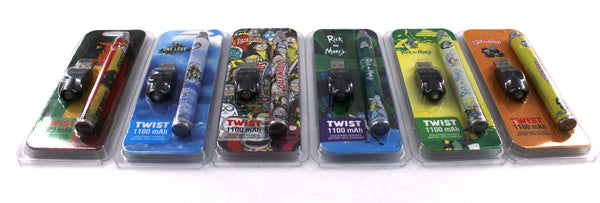 B DESIGN + R&M CBD 1100 mAH BATTERY & CHARGER BLISTER PACK (1CT)