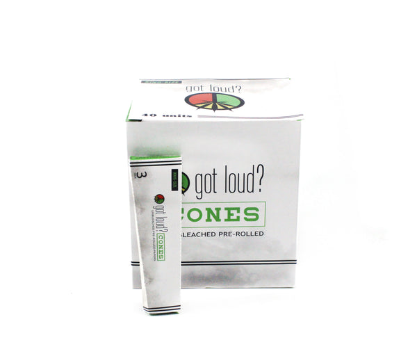 GOT LOUD? UNBLEACHED K/S CONES (1CT)