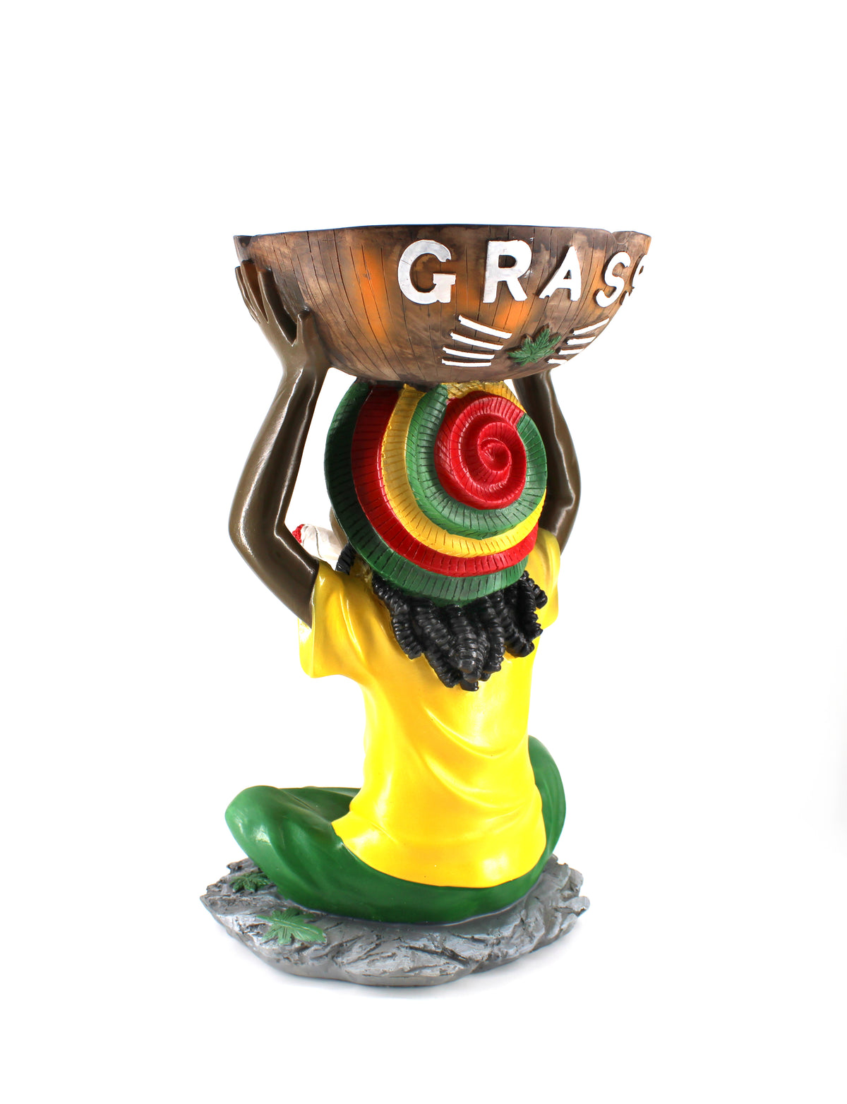 16" Large Resin Rasta Ashtray (1ct)
