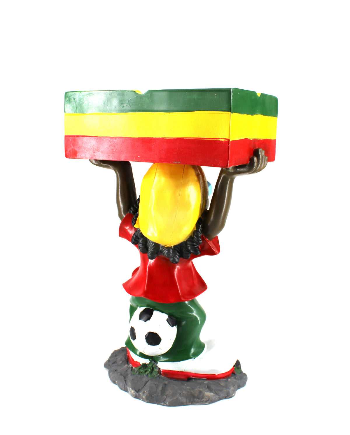 16" Large Resin Rasta Ashtray (1ct)