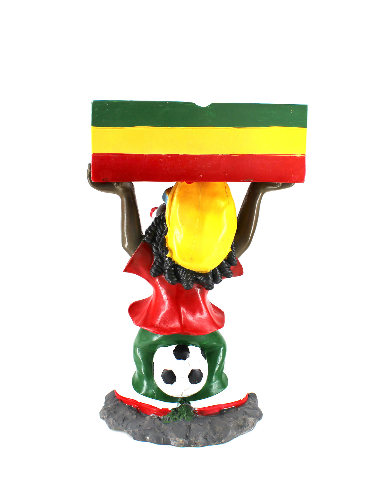 16" Large Resin Rasta Ashtray (1ct)