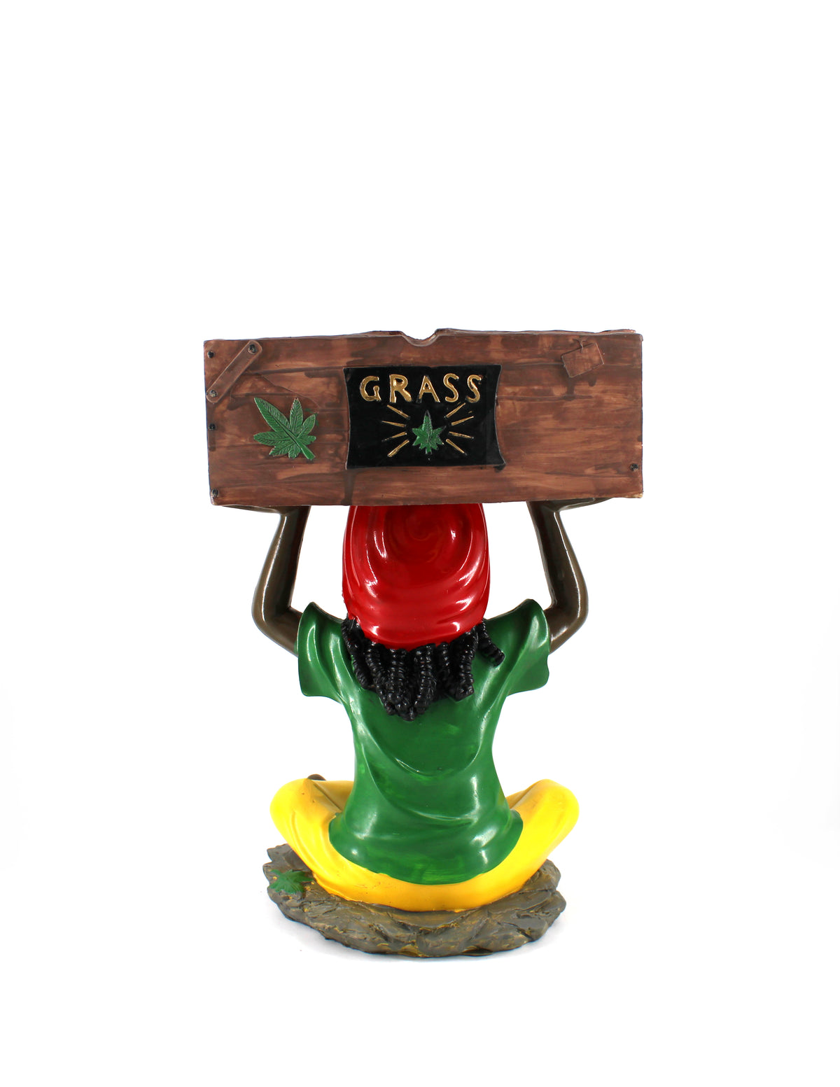 16" Large Resin Rasta Ashtray (1ct)