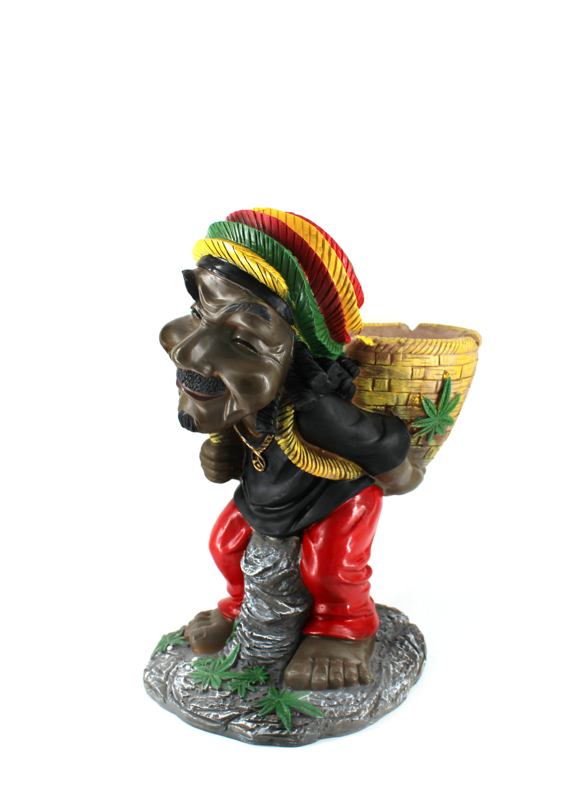 16" Large Resin Rasta Ashtray (1ct)