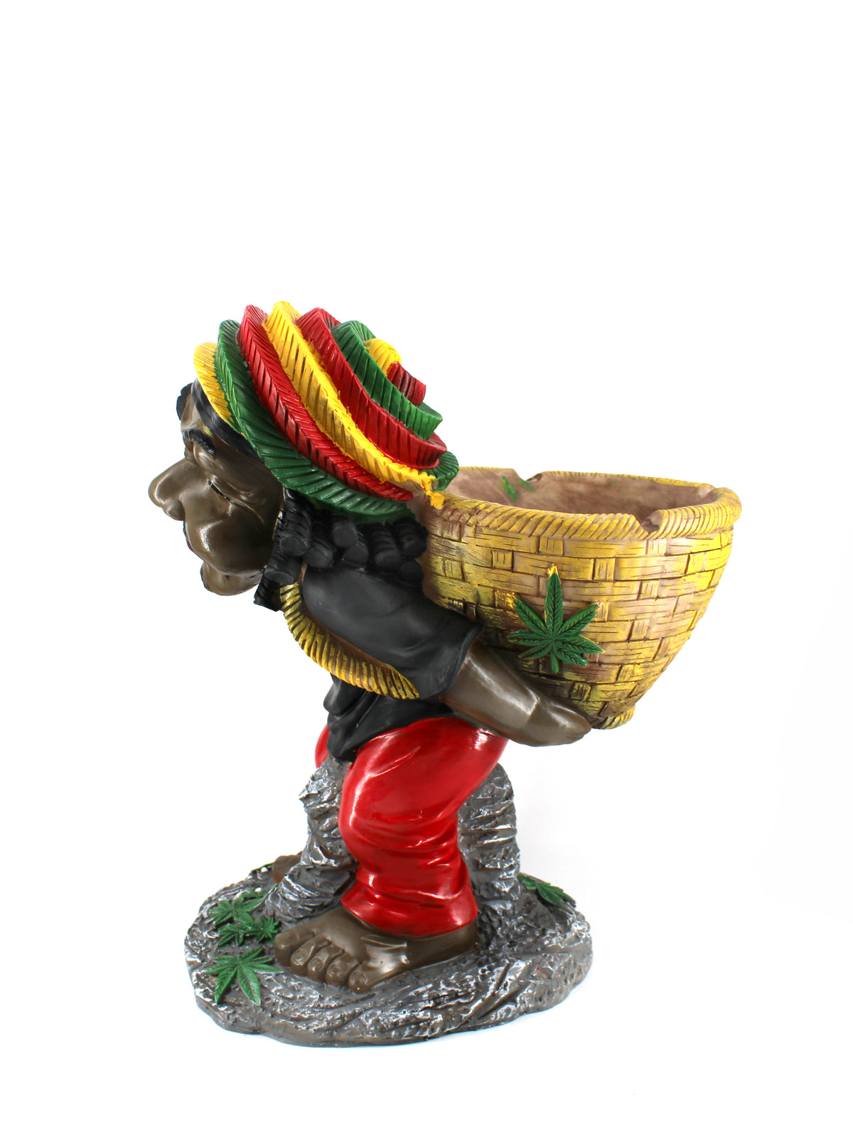 16" Large Resin Rasta Ashtray (1ct)