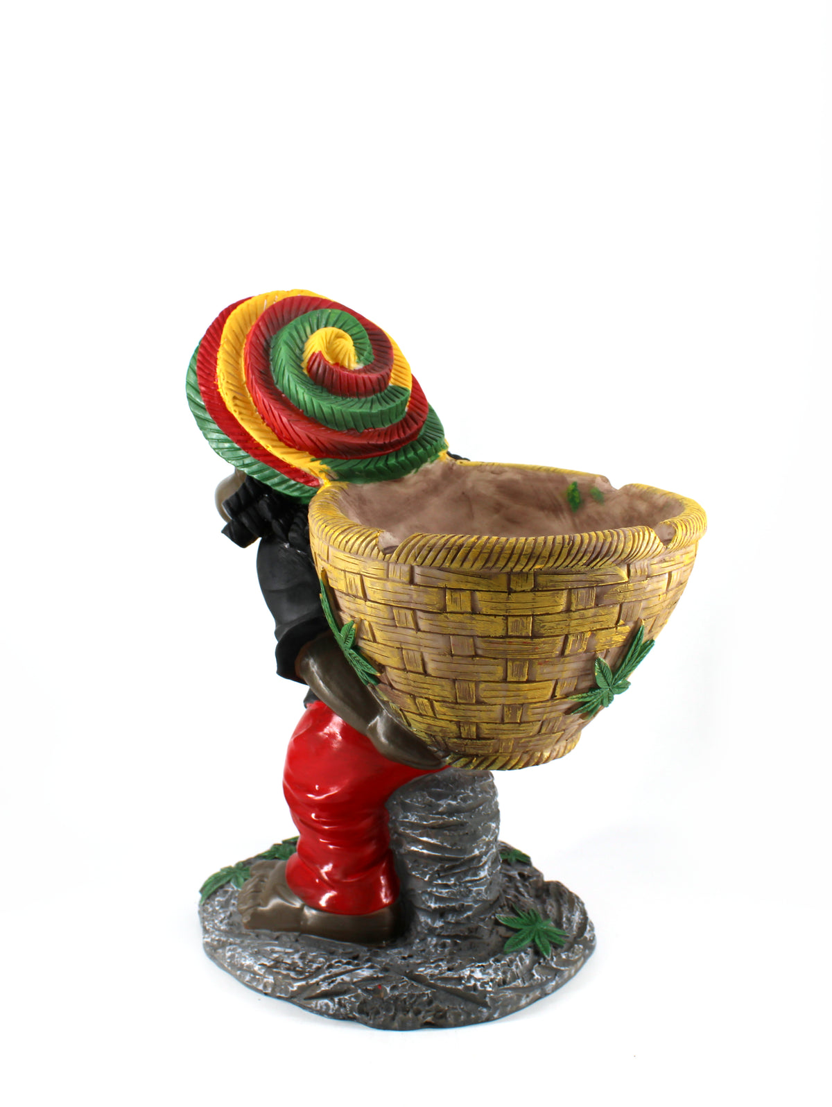 16" Large Resin Rasta Ashtray (1ct)
