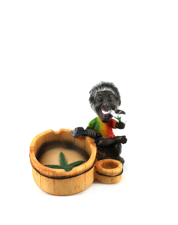 5" Small Assorted Bob Marley Ashtray (1ct)