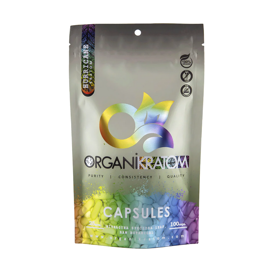 ORGANI KRATOM CAPSULES 100PK HURRICANE (1CT)