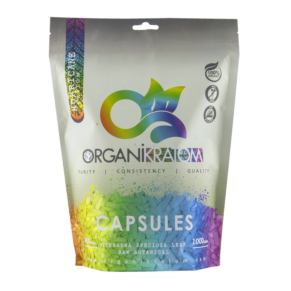 ORGANI KRATOM CAPSULES 1000PK HURRICANE (1CT)