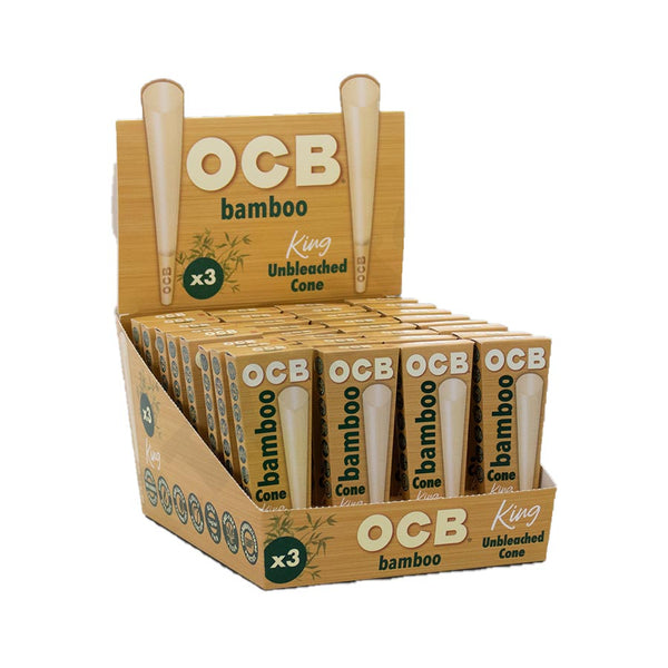 OCB Bamboo Cones King (3x32CT)