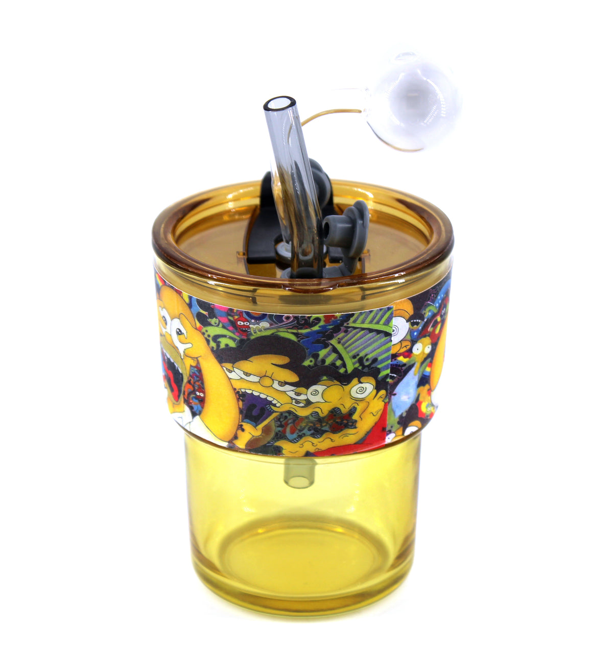 7" BUBBLE/FLOWER WATER PIPE ASSORTED (1CT)