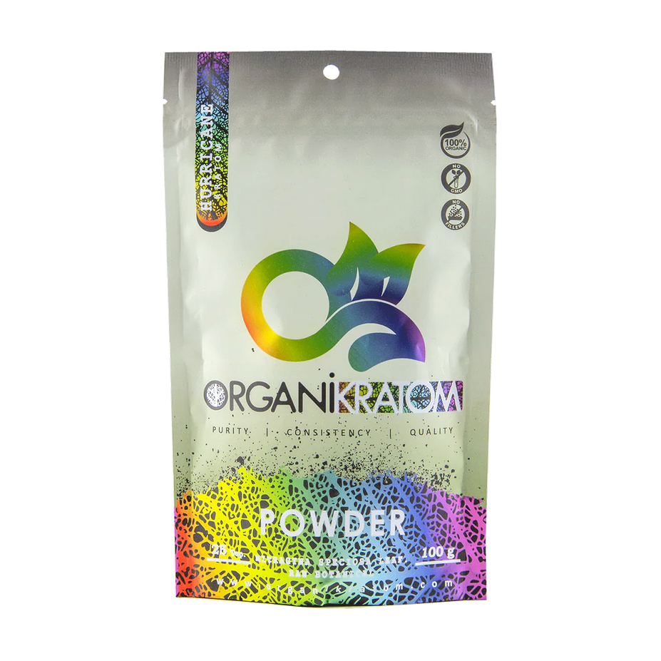 ORGANI KRATOM POWDER 100G HURRICANE (1CT)