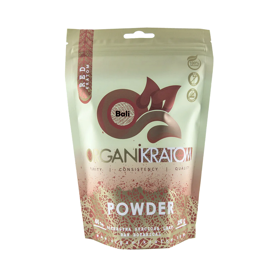 ORGANI KRATOM POWDER 250G RED BALI (1CT)