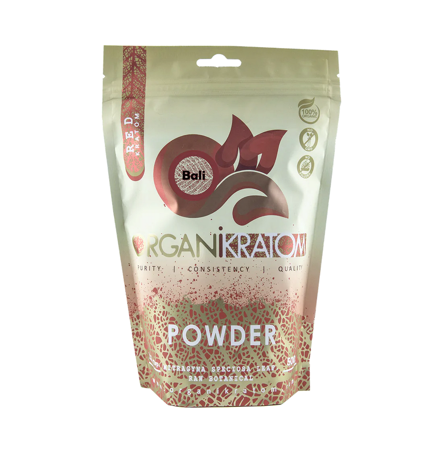 ORGANI KRATOM POWDER 500G RED BALI (1CT)
