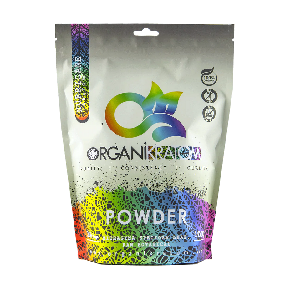 ORGANI KRATOM POWDER 1000G HURRICANE (1CT)