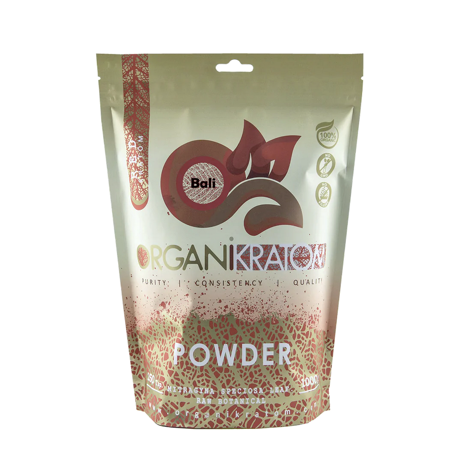 ORGANI KRATOM POWDER 1000G RED BALI (1CT)