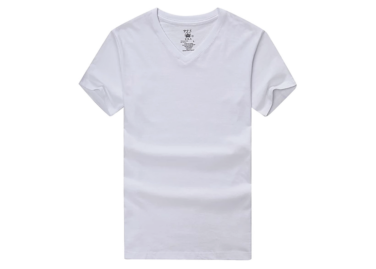 PJ's White V-Neck (1CT)