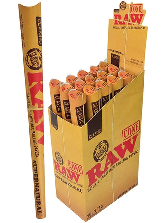 RAW SUPERNATURAL PRE-ROLLED CONES (15PK)