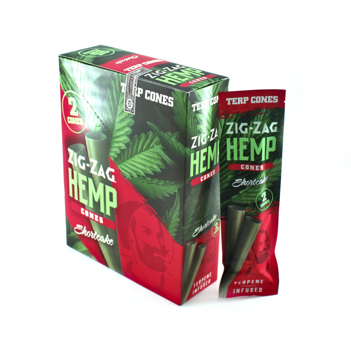 ZIGZAG HEMP CONES TERPENE INFUSED SHORTCAKE 15PK (1CT)