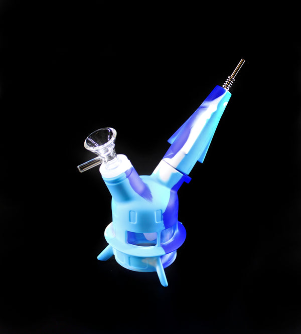 5" SILICONE WATERPIPE ASSORTED (1CT)
