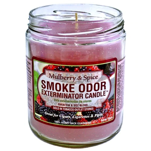 SMOKE ODOR ELIMINATOR MULBERRY & SPICE 13oz CANDLE (1CT)