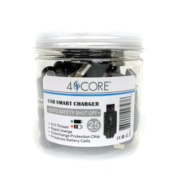 4SCORE CBD BATTERY CHARGER (25CT)
