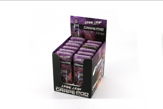 Legal Lean Syrup Grape Melatonin Disposable (12ct)