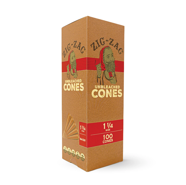 ZigZag Bulk Mini Unbleached Cones 1-1/4 100pk (1ct)