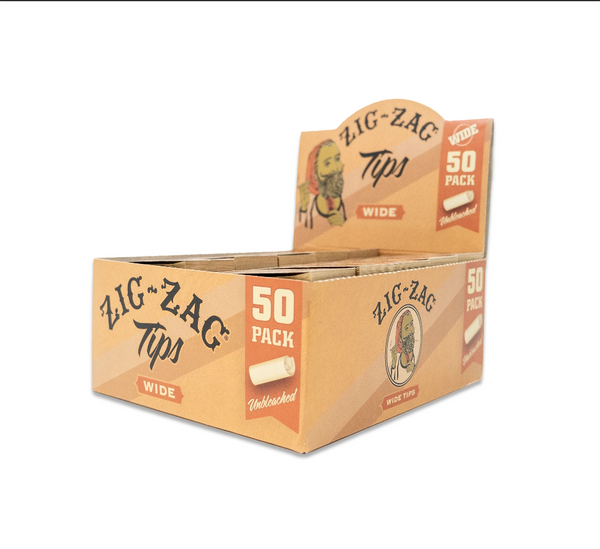 ZigZag Wide Rolling Tips (50ct)