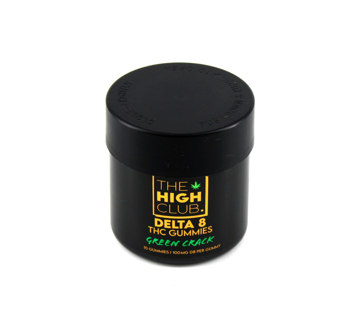 THC Green Crack Delta-8 Gummies 10 Gummies /1000MG D8 (1CT)