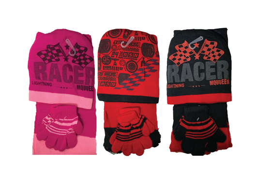 Kids Hat/Scarf/Gloves Assorted (12CT)