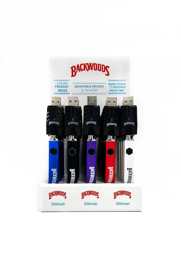 B DESIGN CBD 500 mAH BATTERY & CHARGER DISPLAY ASSORTED (25CT)