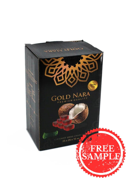 Gold Nara Premium Quality Charcoal 25*25*15MM 120PC (1ct)