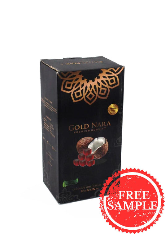 Gold Nara Premium Quality Charcoal 22*22*22MM 96PC (1ct)