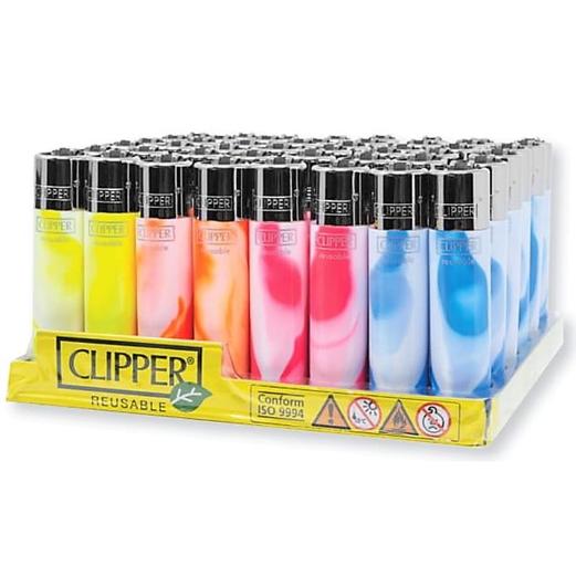 CLIPPER LIGHTER ASSORTED FLUORESCENT NEBULA (48CT)