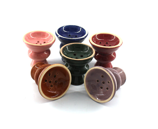 LARGE CERAMIC HOOKAH BOWL ASSORTED (1CT)