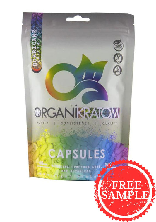 ORGANI KRATOM CAPSULES 250PK HURRICANE (1CT)