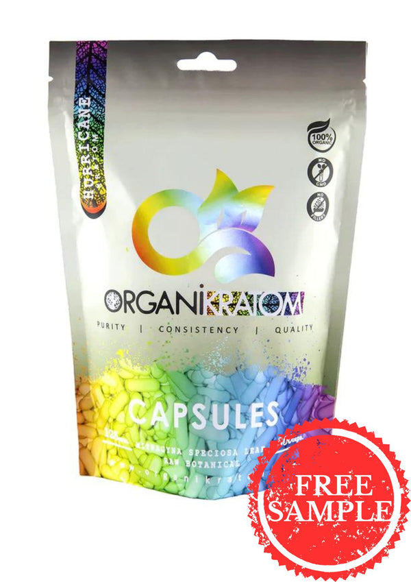 ORGANI KRATOM CAPSULES 500PK HURRICANE (1CT)