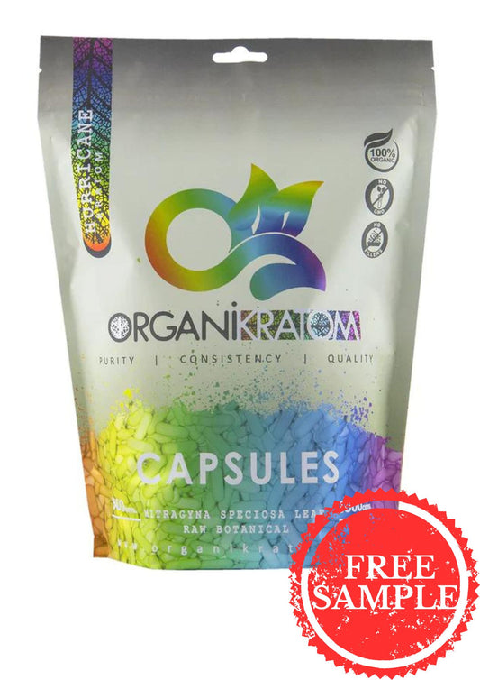 ORGANI KRATOM CAPSULES 1000PK HURRICANE (1CT)