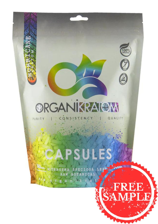 ORGANI KRATOM CAPSULES 1000PK HURRICANE (1CT)