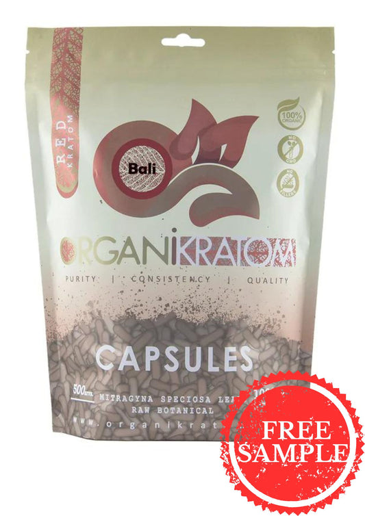 ORGANI KRATOM CAPSULES 1000PK RED BALI (1CT)